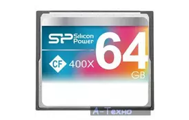 Карта памяти Silicon Power 64GB Compact Flash 400x (SP064GBCFC400V10) - Фото