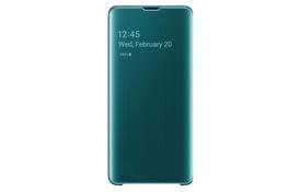 Чехол для Samsung S10 (G973) Clear View Cover Green - Фото