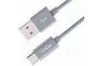 Дата кабель USB 2.0 AM to Type-C 2.0m Tarnish Rock (F_69333)