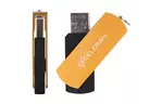 USB флеш накопитель eXceleram 128GB P2 Series Gold/Black USB 3.1 Gen 1 (EXP2U3GOB128)