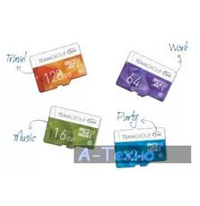 Карта памяти TEAM GROUP Class 10 UHS| 128GB microSDXC no adapter Color (TCUSDX128GUHS02)