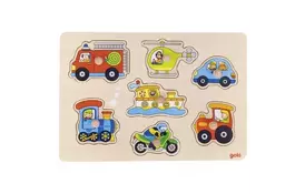 Пазл-вкладыш goki Виды транспорта (57491G) - Фото