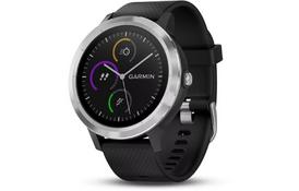 Смарт-часы Garmin Vivoactive 3 Silver with Black Silicon (010-01769-B0) - Фото