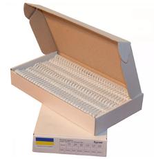 Металлические пружины Agent А4 25мм, бел, уп/50