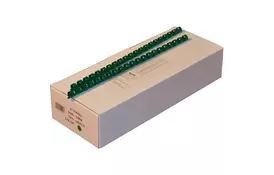 Пружины пластиковые Agent 10мм зел, уп/100 - Фото