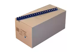 Пружины пластиковые Agent 16мм син, уп/100 - Фото