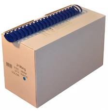 Пружины пластиковые Agent 38мм син, уп/50