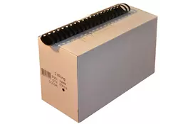 Пружины пластиковые Agent 38мм черн, уп/50 - Фото