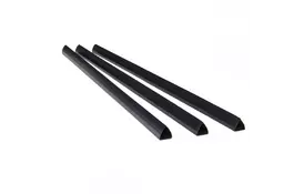 Планки зажим - 10мм, черн, уп/100. - Фото