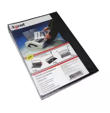 Обл. А3 под кожу Agent 230г черн, уп/100