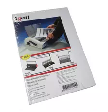 Обл. А4 под кожу Agent 230г бел, уп/100