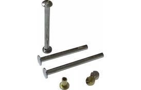 Болты для переплета мет.  5,5мм, серебр, уп/100 - Фото