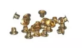 Заклепки 4мм  золотые, уп/1000 - Фото