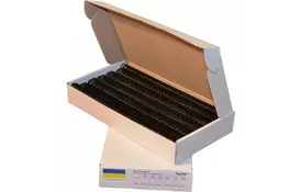 Металлические пружины Agent А4 14,3мм черн, уп/50 - Фото