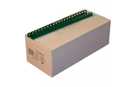 Пружины пластиковые Agent 14мм зел, уп/100. - Фото