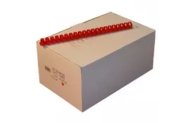 Пружины пластиковые Agent 19мм красн, уп/100 - Фото