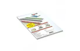 Обл. А4 под кожу Agent 230г бел, уп/25 - Фото