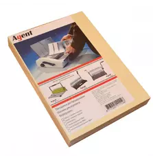 Обл. А4 под кожу Agent 230г слоновая кость, уп/100.