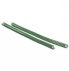 Спираль пласт. Agent A4, 3:1, 14,3мм, зел, уп/100