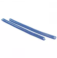 Спираль пласт. Agent A4, 4:1,  6мм, син, уп/100