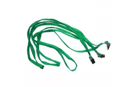 Шнурок для беджей D002 зел, уп/50. - Фото