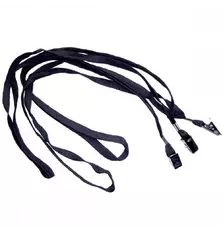 Шнурок для беджей D002 черн, уп/50.