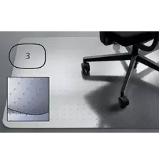 Защитный коврик PET, для ковровых покрытий, 2,3мм,  99 x 125 см