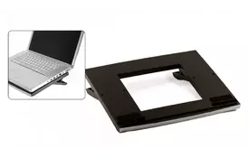 Подставка под ноутбук, Black&Silver, ProfiOffice - Фото
