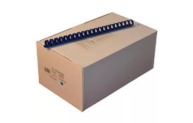 Пружины пластиковые Agent 19мм син, уп/100 - Фото