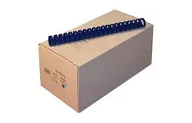 Пружины пластиковые Agent 25мм син, уп/50 - Фото