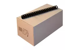 Пружины пластиковые Agent 25мм черн, уп/50. - Фото