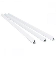 Планки зажим - 10мм, бел, уп/100