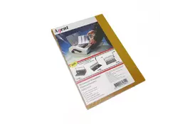 Обл.  А4 прозрачн. Agent 180/200мк желт, уп/100. - Фото