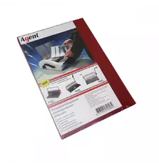 Обл.  А4 прозрачн. Agent 180/200мк красн, уп/100.