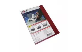 Обл.  А4 прозрачн. Agent 180/200мк красн, уп/100. - Фото