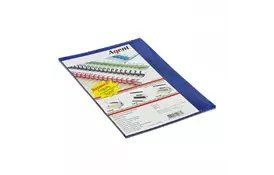 Обл.  А4 прозрачн. Agent 180/200мк син, уп/25 - Фото