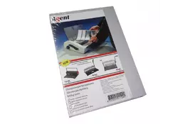 Обл. А4 під шкіру 250г сірі уп/100. - Фото