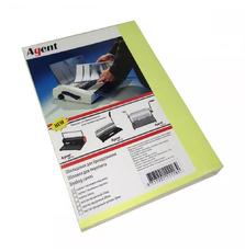 Обл. А4 под кожу Agent 230г желт. лимон, уп/100