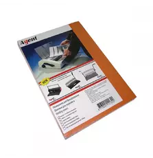 Обл. А4 под кожу Agent 230г оранж, уп/100