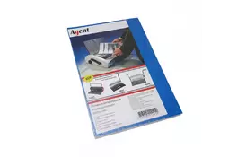 Обл. глянець Agent А4 250г син, уп/100. - Фото