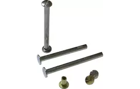 Болты для переплета мет. 30мм, серебр, уп/100 - Фото