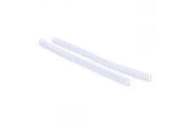 Спираль пласт. Agent A4, 3:1, 19мм, бел, уп/100 - Фото