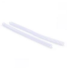 Спираль пласт. Agent A5, 4:1, 10мм, бел, уп/100