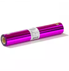 Фольга рулон 320мм 100м розовая