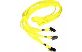 Шнурок для беджей D002 желт, уп/50 - Фото