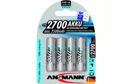 Аккумулятор Ansmann AA 2700mAh * 4 (5030842) - Фото