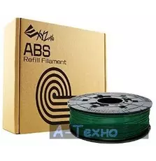 Пластик для 3D-принтера XYZprinting ABS 1.75мм/0.6кг Filament, Green (for da Vinci) (RF10BXEU06D)