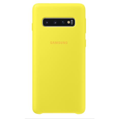 Чехол для Samsung S10 (G973) Silicone Cover Yellow - Фото 2