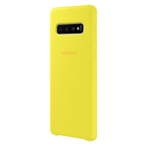 Чехол для Samsung S10 (G973) Silicone Cover Yellow - Фото 5