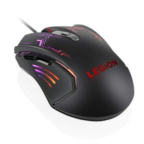 Мышка Lenovo Legion M200 RGB USB Black (GX30P93886) - Фото 2